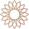 Ekena Millwork Daisy Wood Fretwork Pierced Ceiling Medallion, Cherry, 16"OD x 5 5/8"ID x 3/8"T CMWP16X16X0375DACH - alternate 4